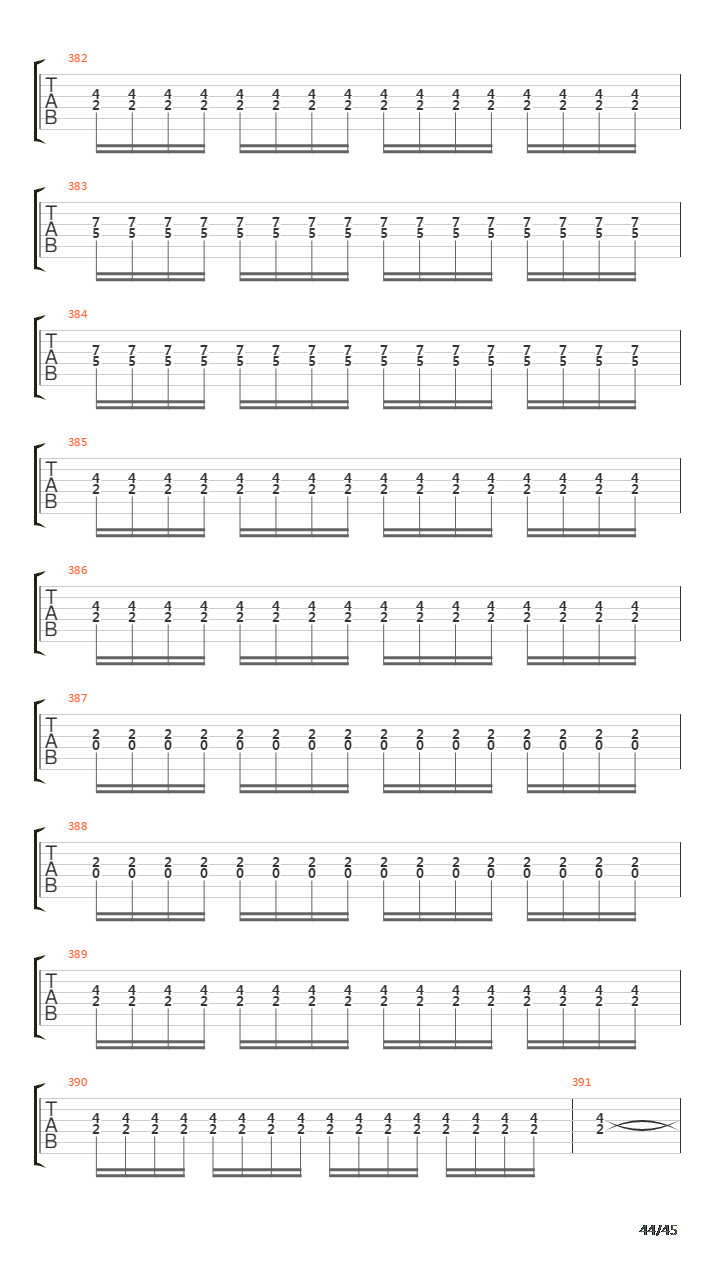 Sommer Guitar Tab吉他谱