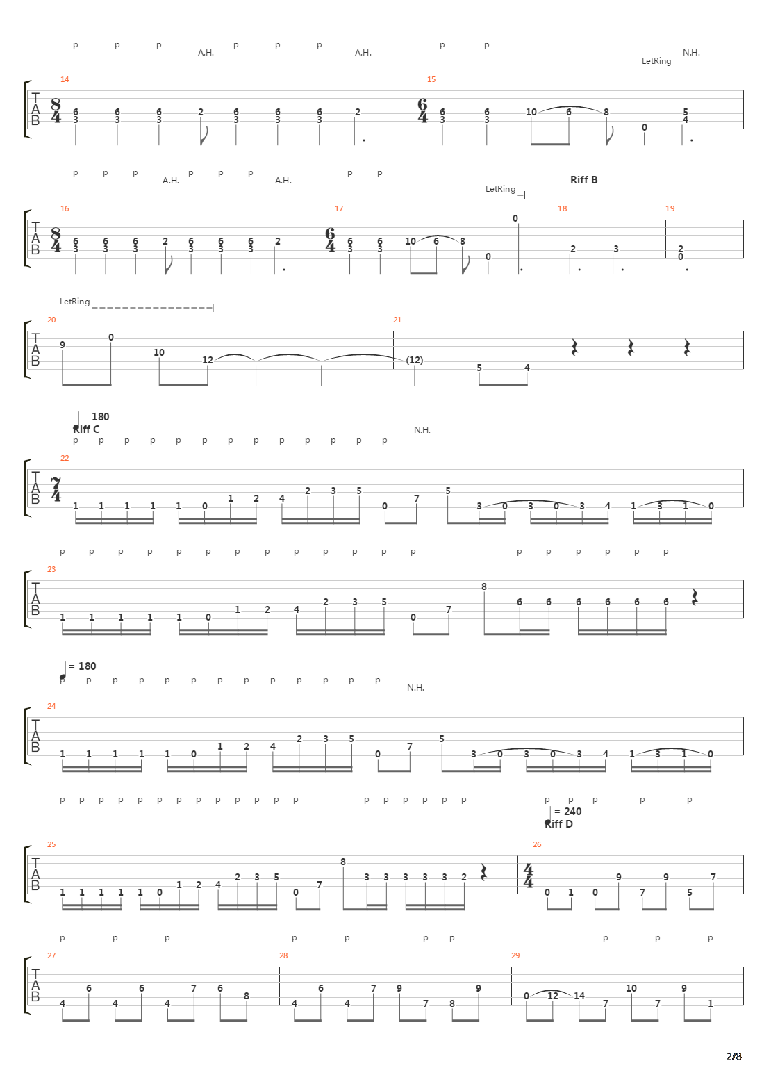 Seven吉他谱