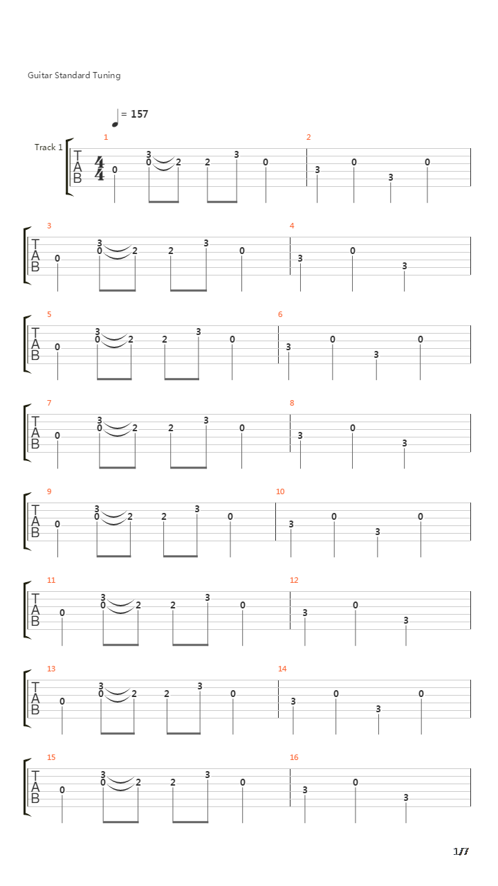 Ohio(09875)吉他谱