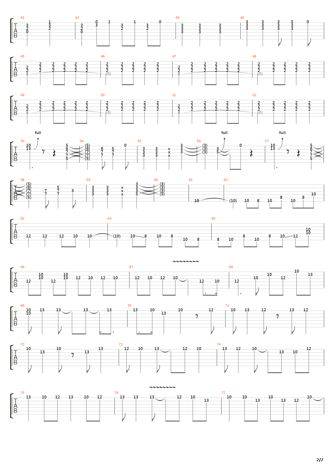 Southern Man吉他谱