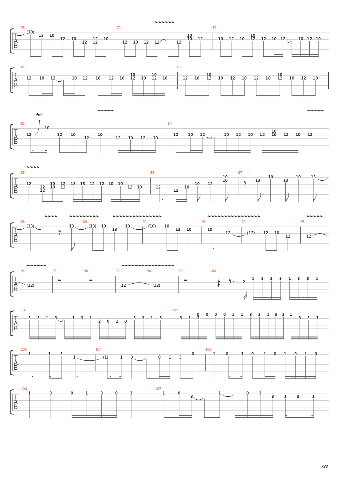 Southern Man吉他谱