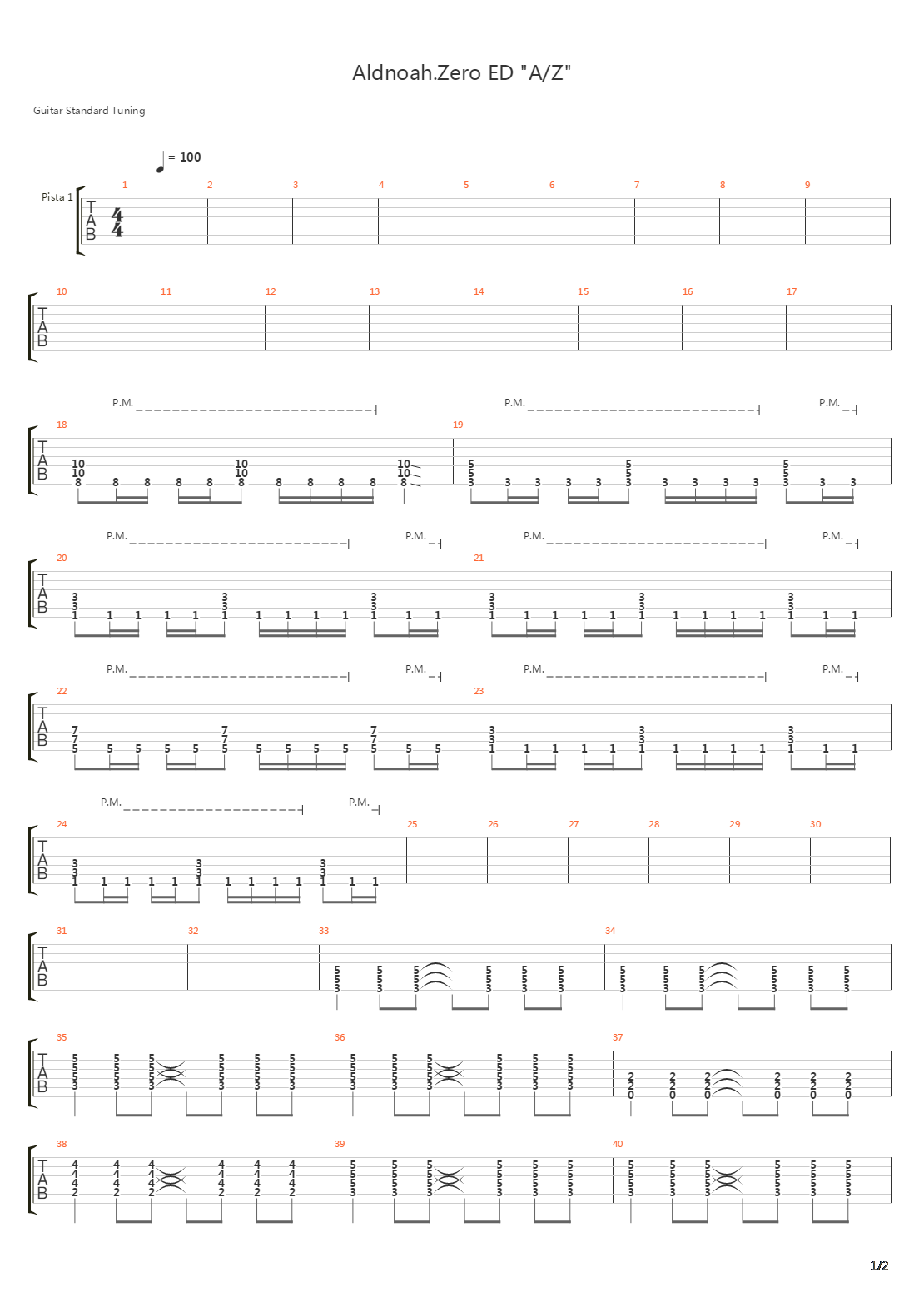 A/Z(TV动画《ALDNOAH.ZERO》ED主题曲)吉他谱