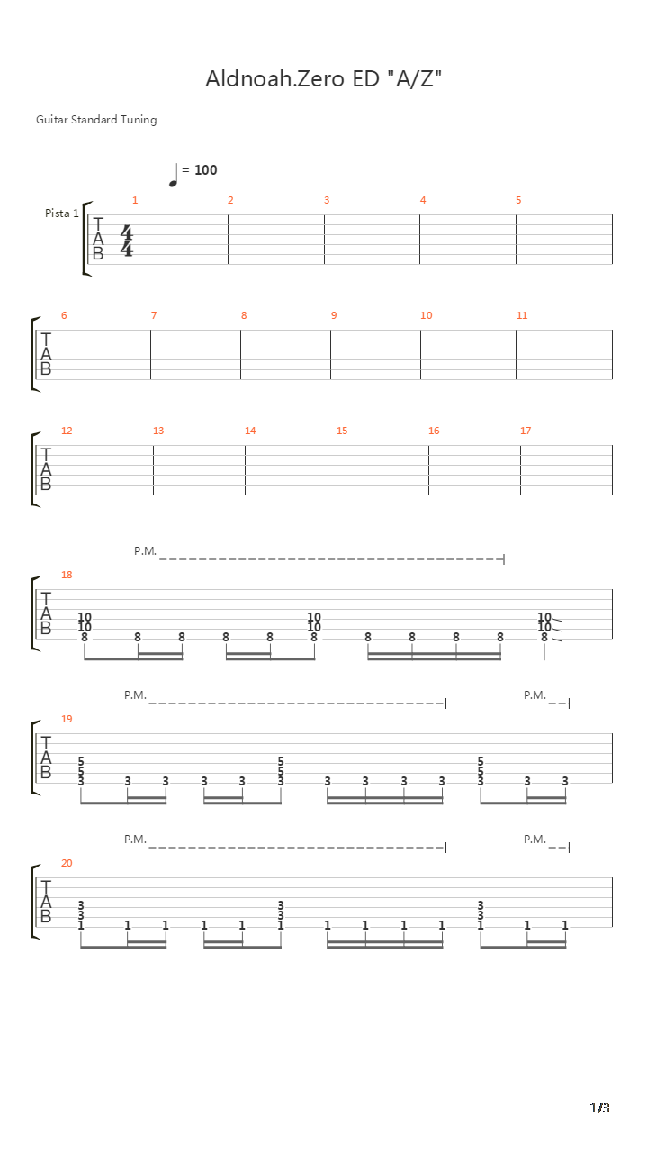 A/Z(TV动画《ALDNOAH.ZERO》ED主题曲)吉他谱