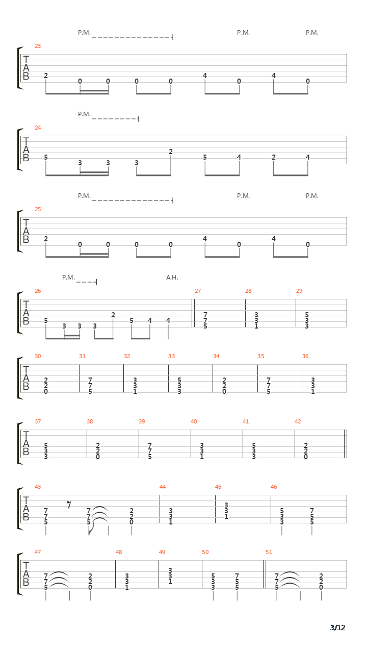 No One Survives (6-String Guitar Adaptation)吉他谱