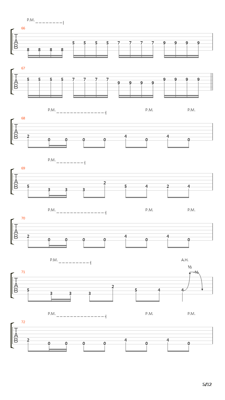 No One Survives (6-String Guitar Adaptation)吉他谱