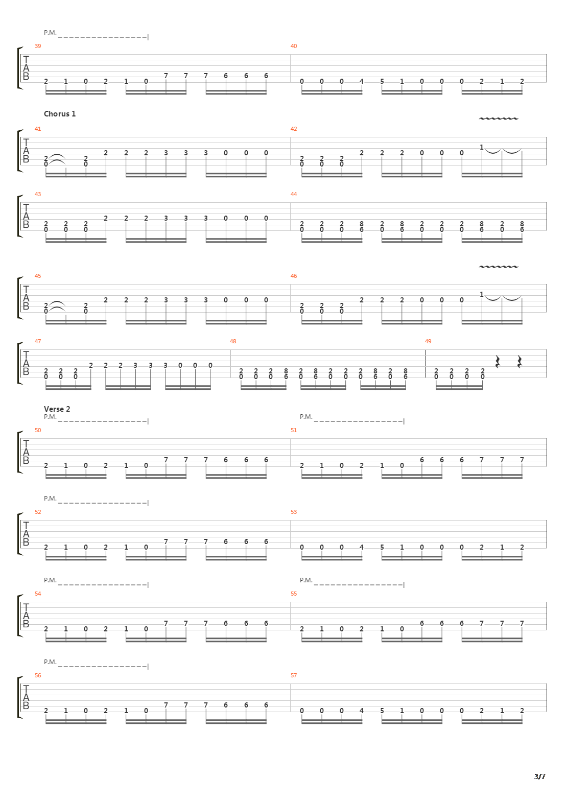 Signs Of The End吉他谱