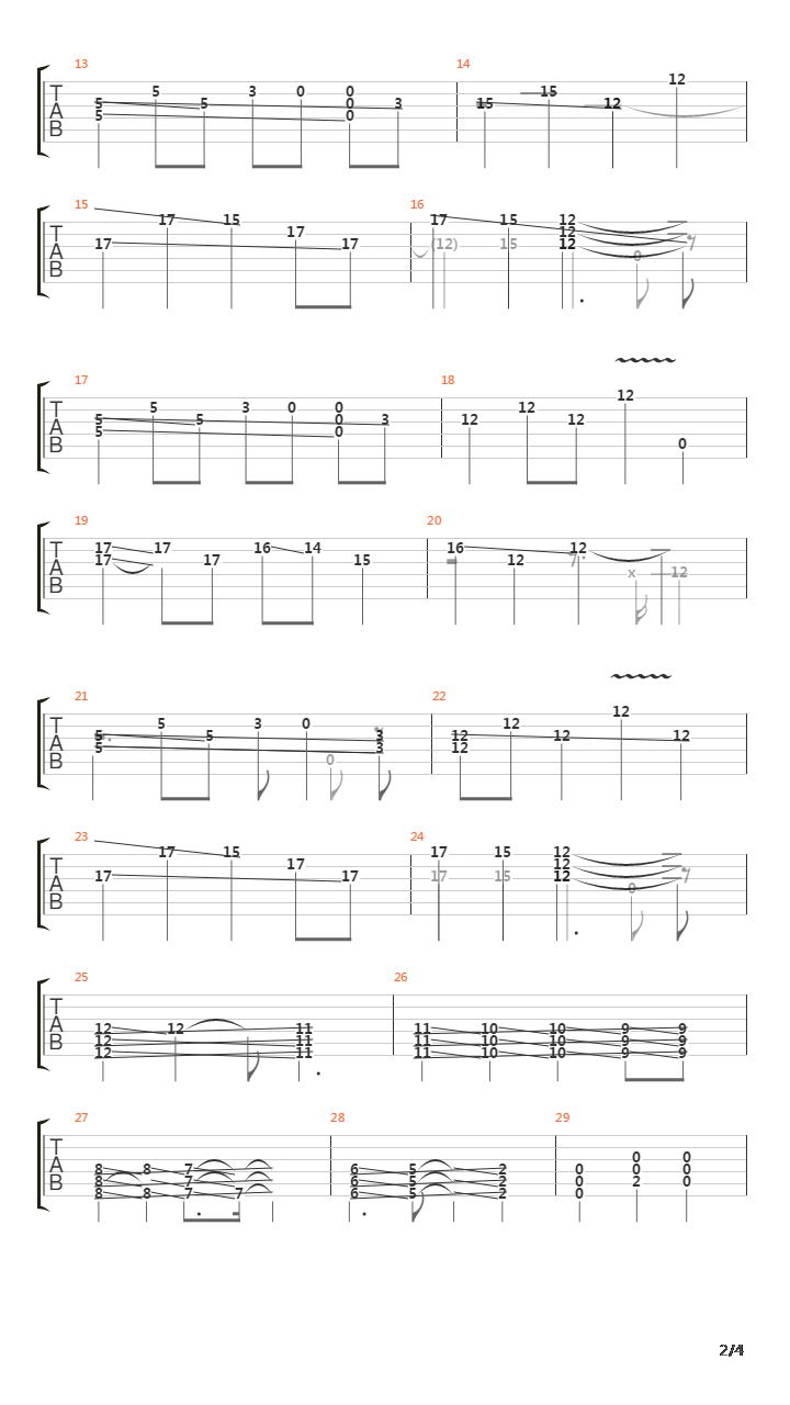 Web Page Intro Tune吉他谱