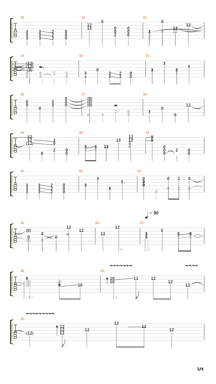 Web Page Intro Tune吉他谱