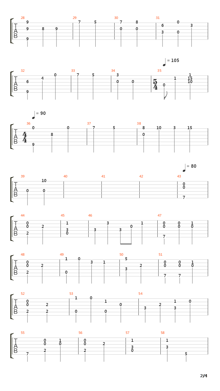 Another Version Of The Truth吉他谱