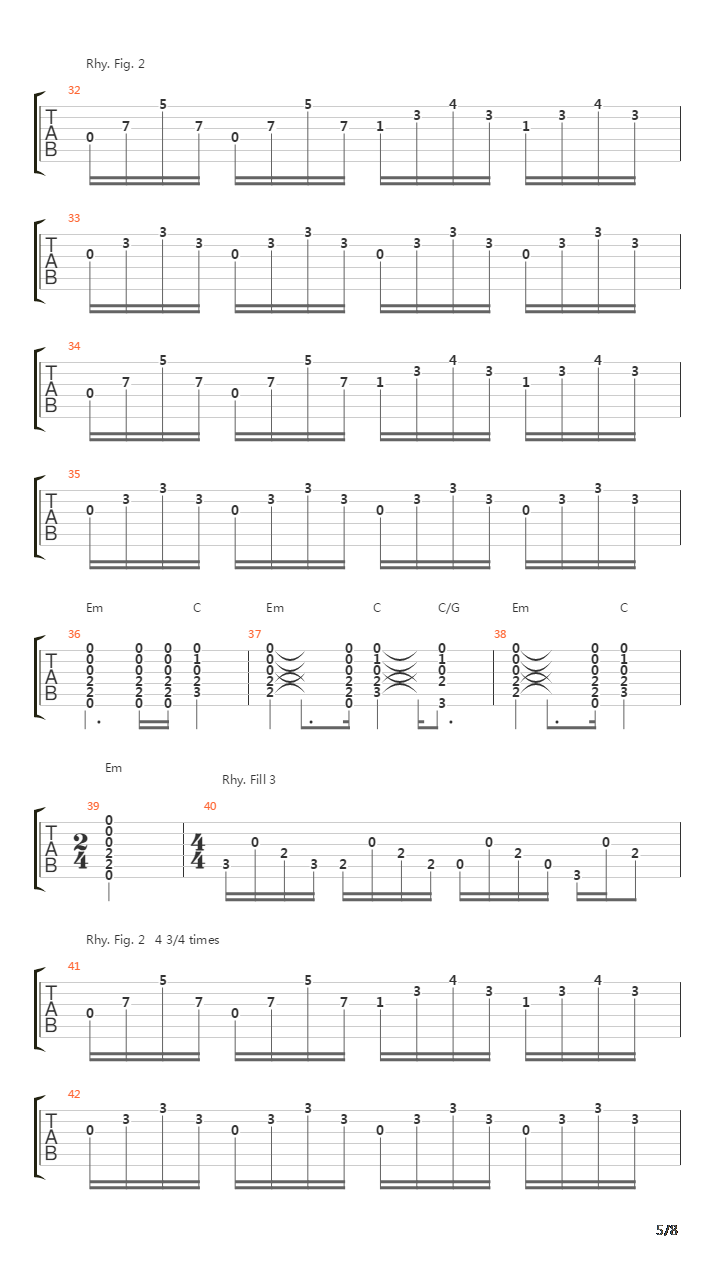 Suspension Without Suspense吉他谱
