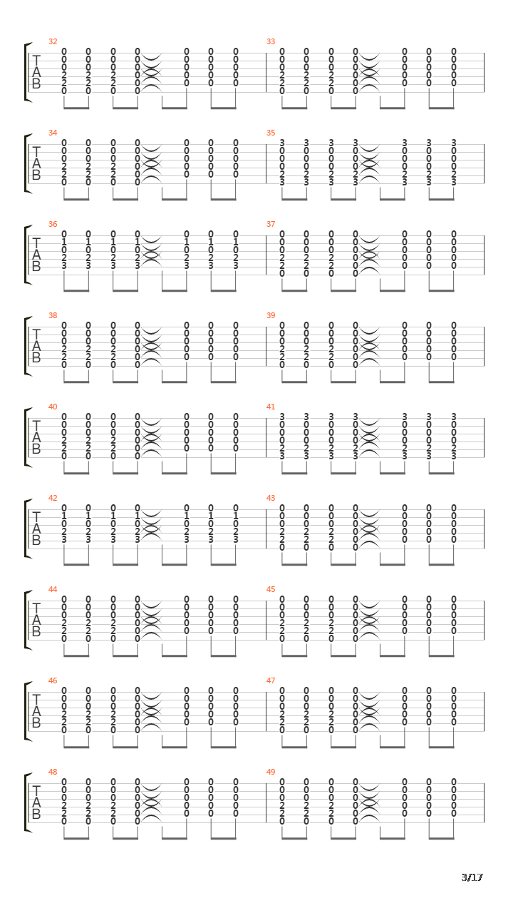 A L'arrière Des Taxis吉他谱