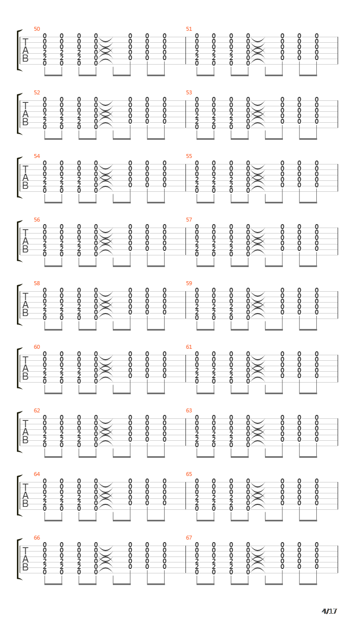 A L'arrière Des Taxis吉他谱