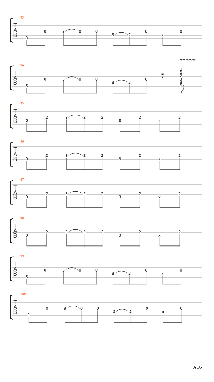 Les ecorches吉他谱