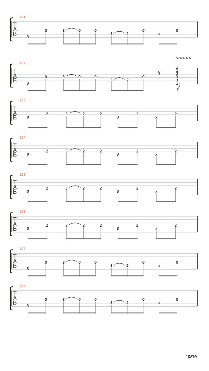 Les ecorches吉他谱