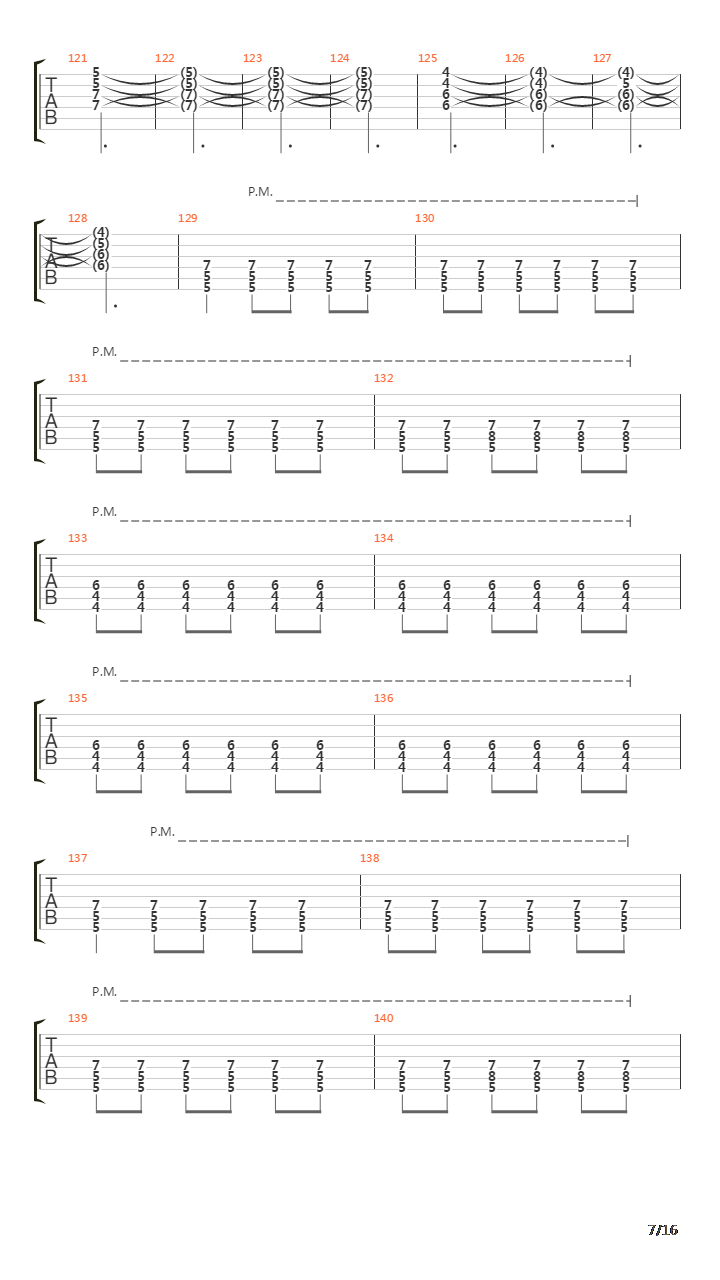 As Shadows Pass By吉他谱