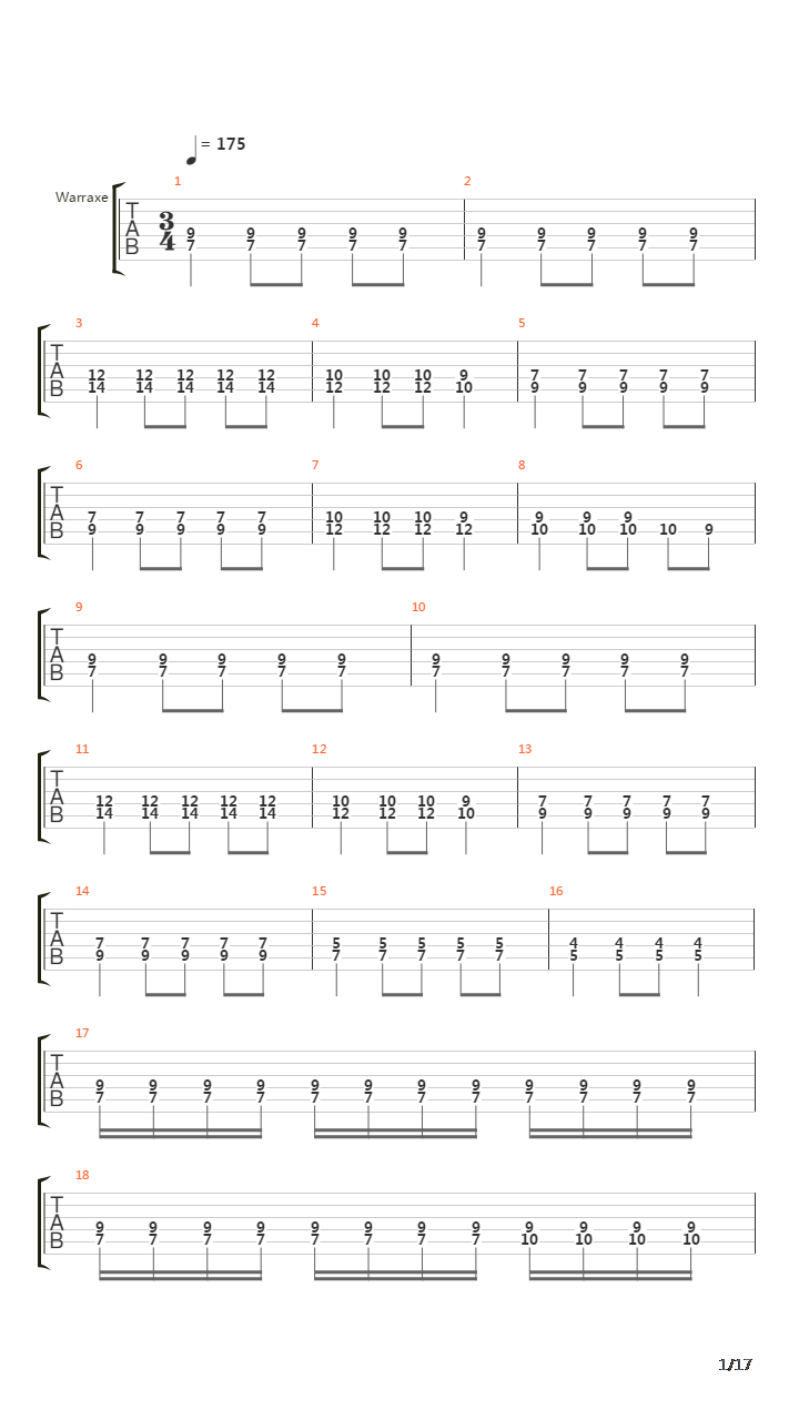 The Grief吉他谱