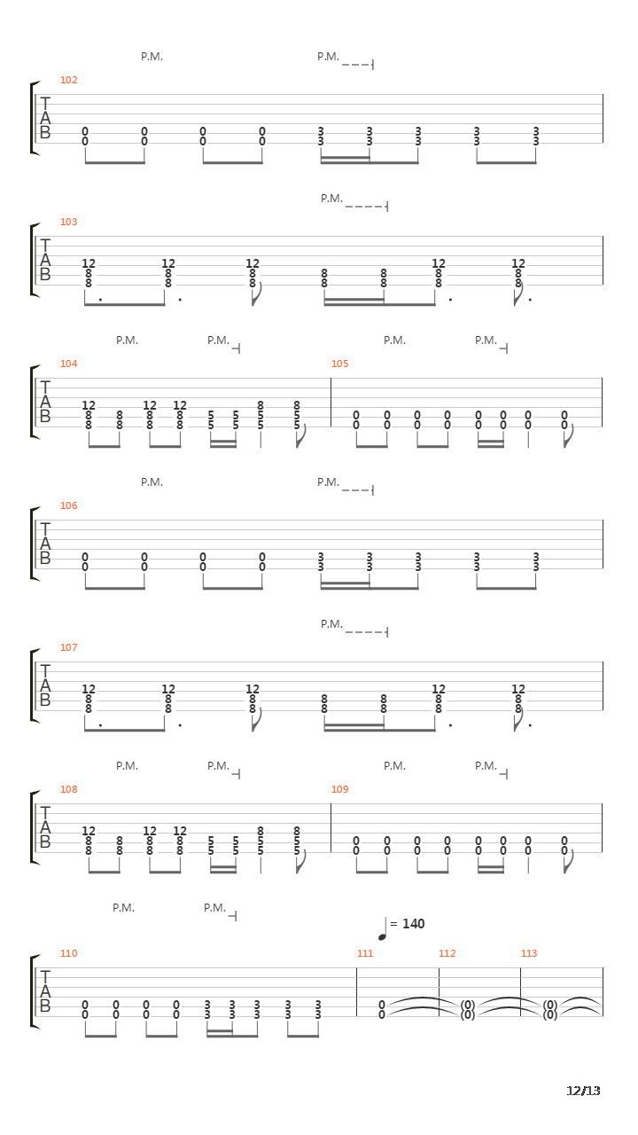 Solace吉他谱