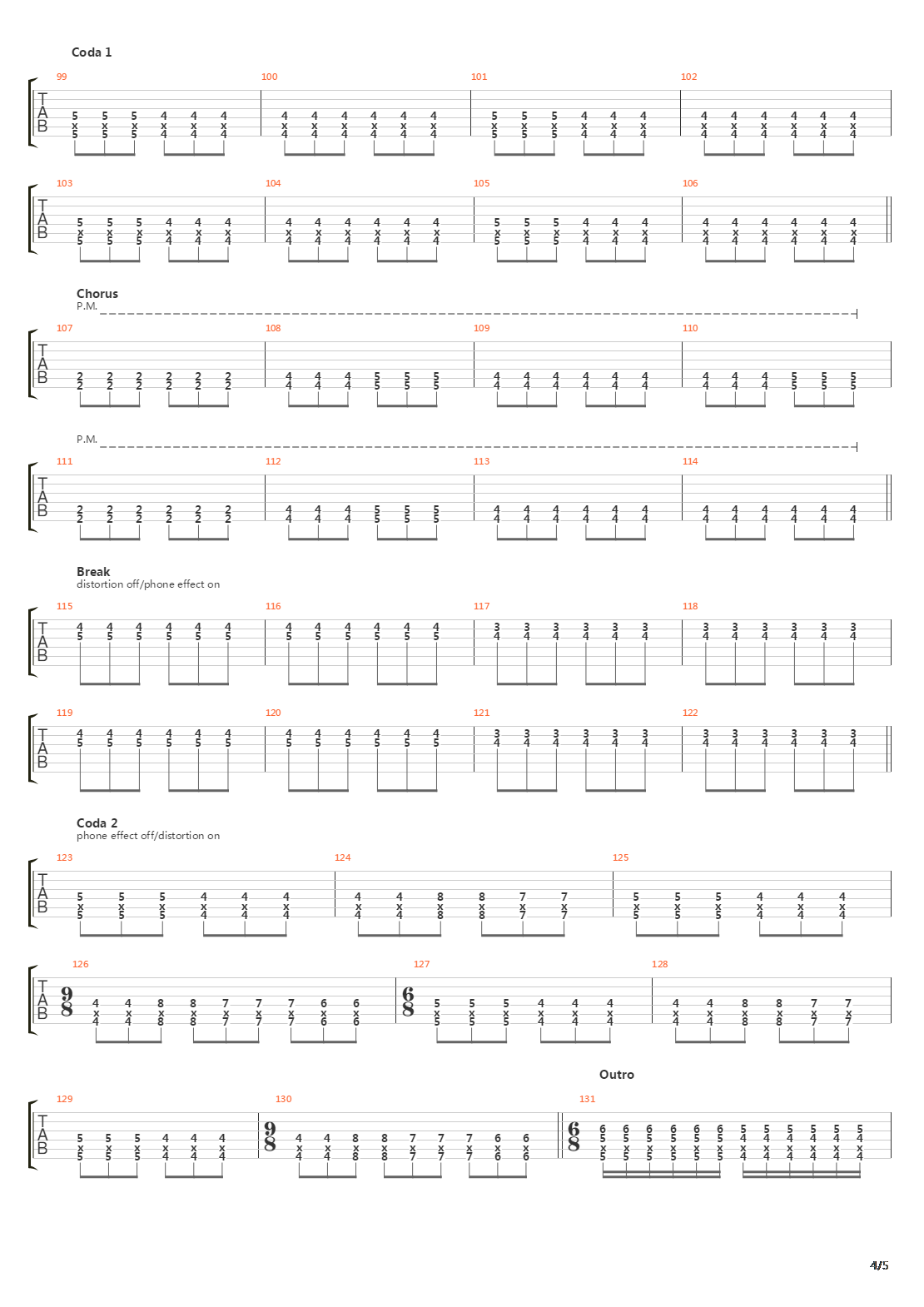 Machination吉他谱