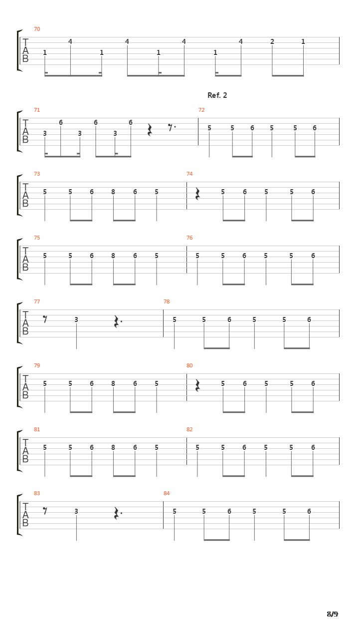 One Decision吉他谱