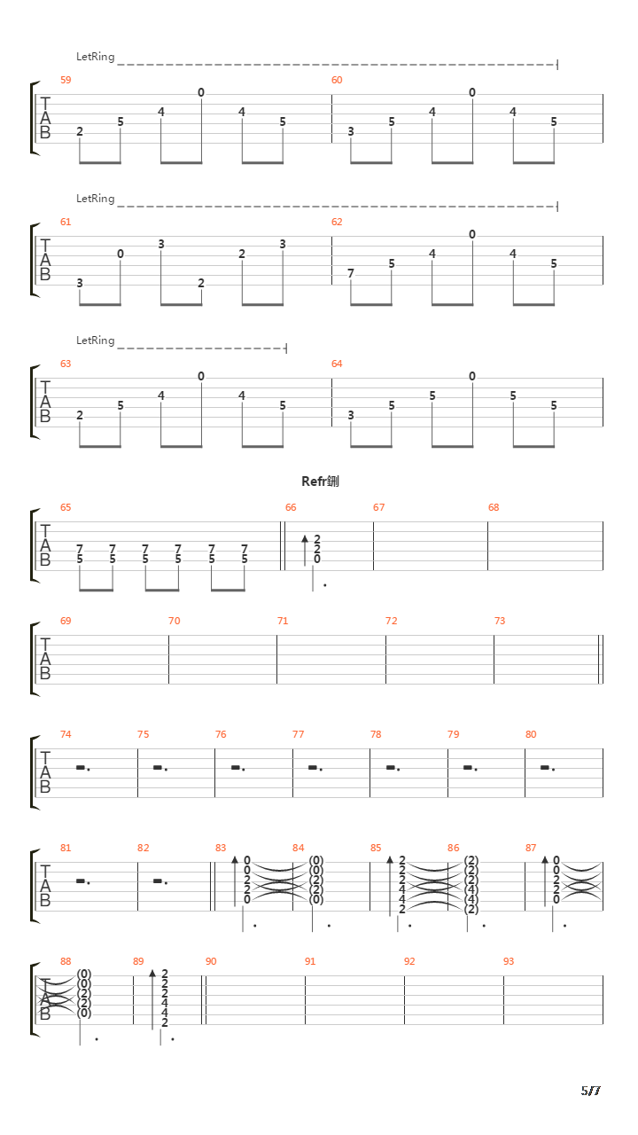 Continuar吉他谱