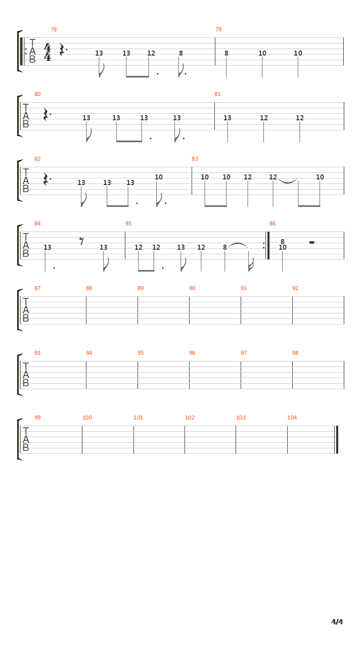 De Olhos Fechados(Incompleta)吉他谱