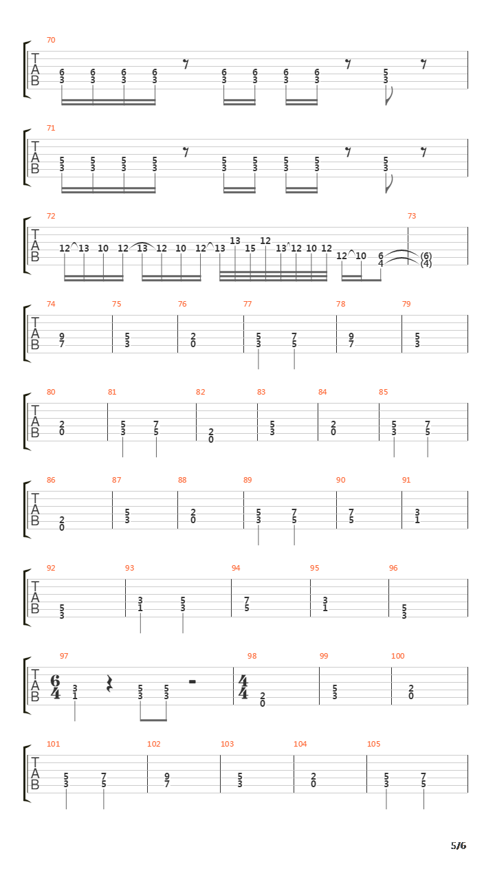 Depois Da Guerra(Completa)吉他谱