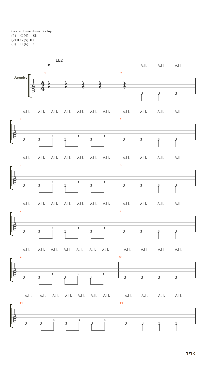 Diz吉他谱