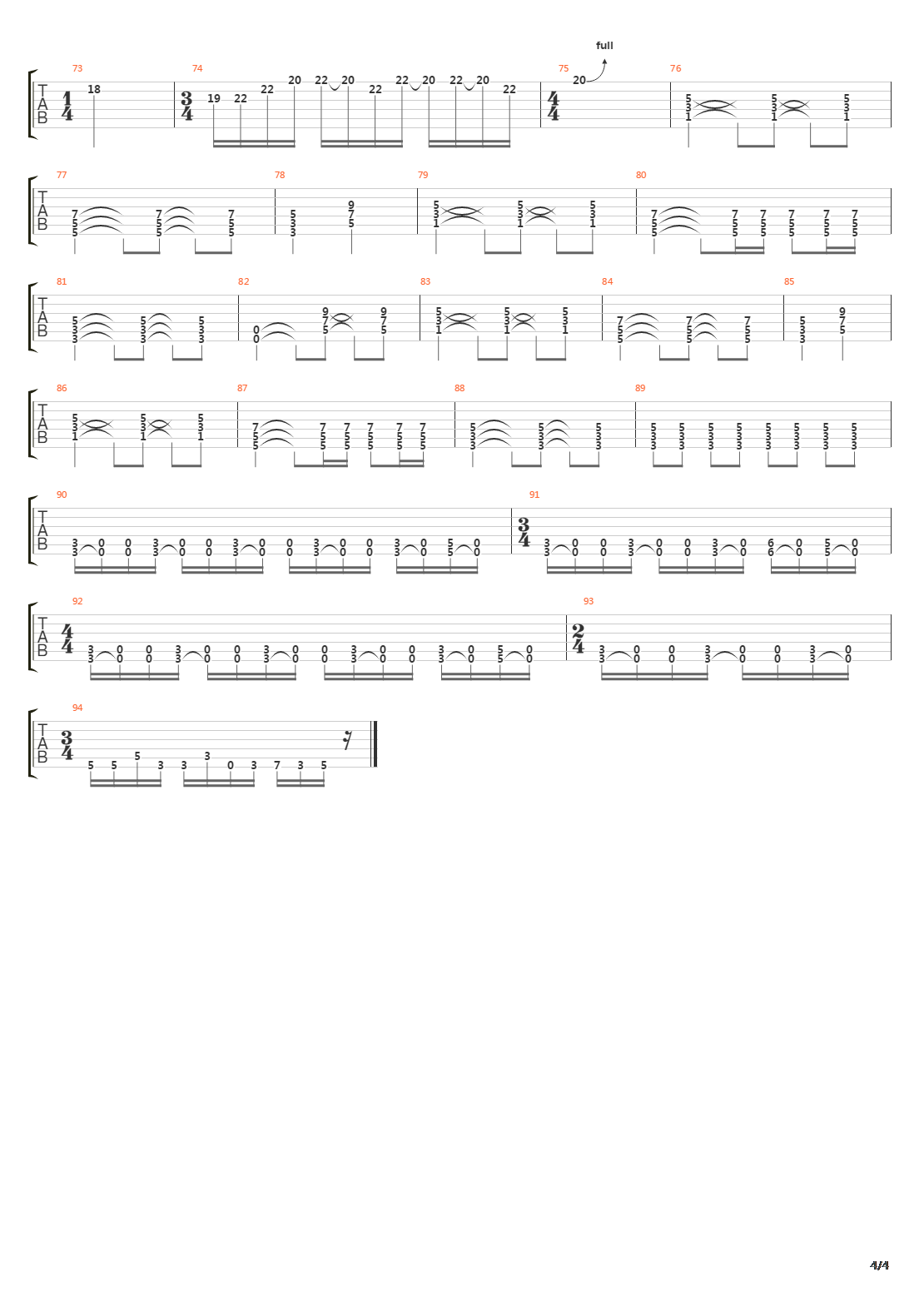 Mais Alto吉他谱