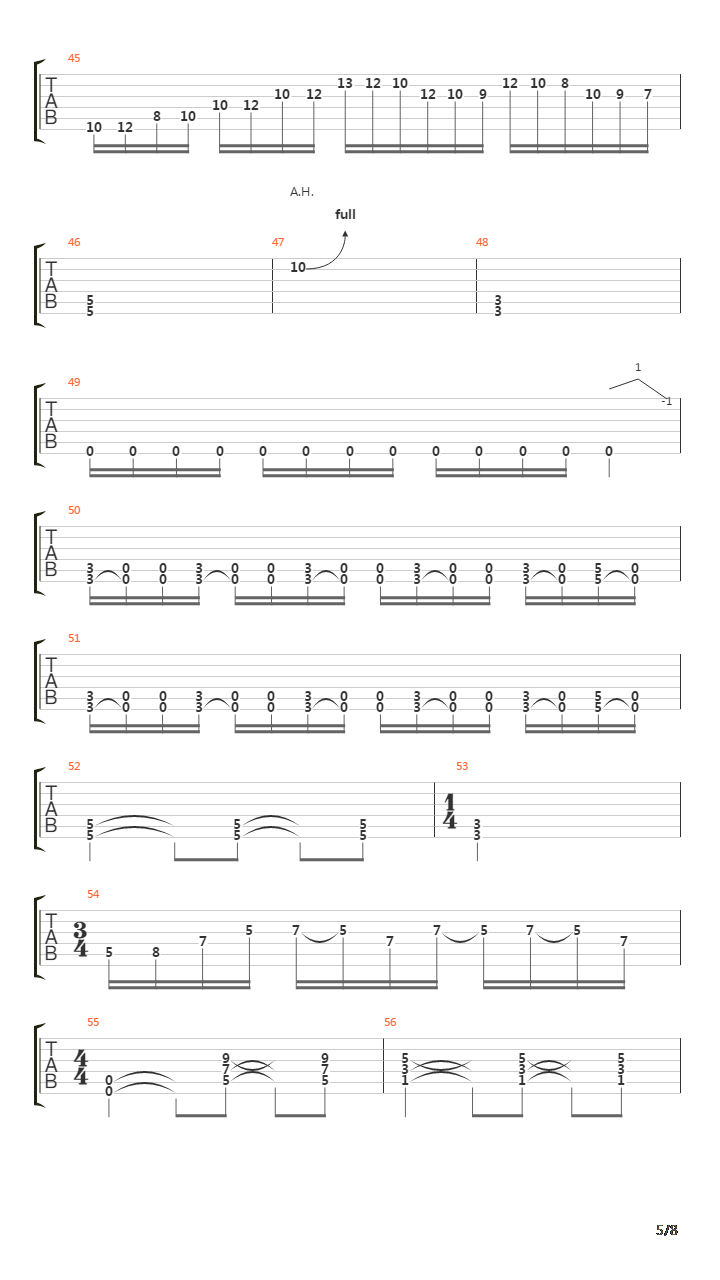 Mais Alto吉他谱