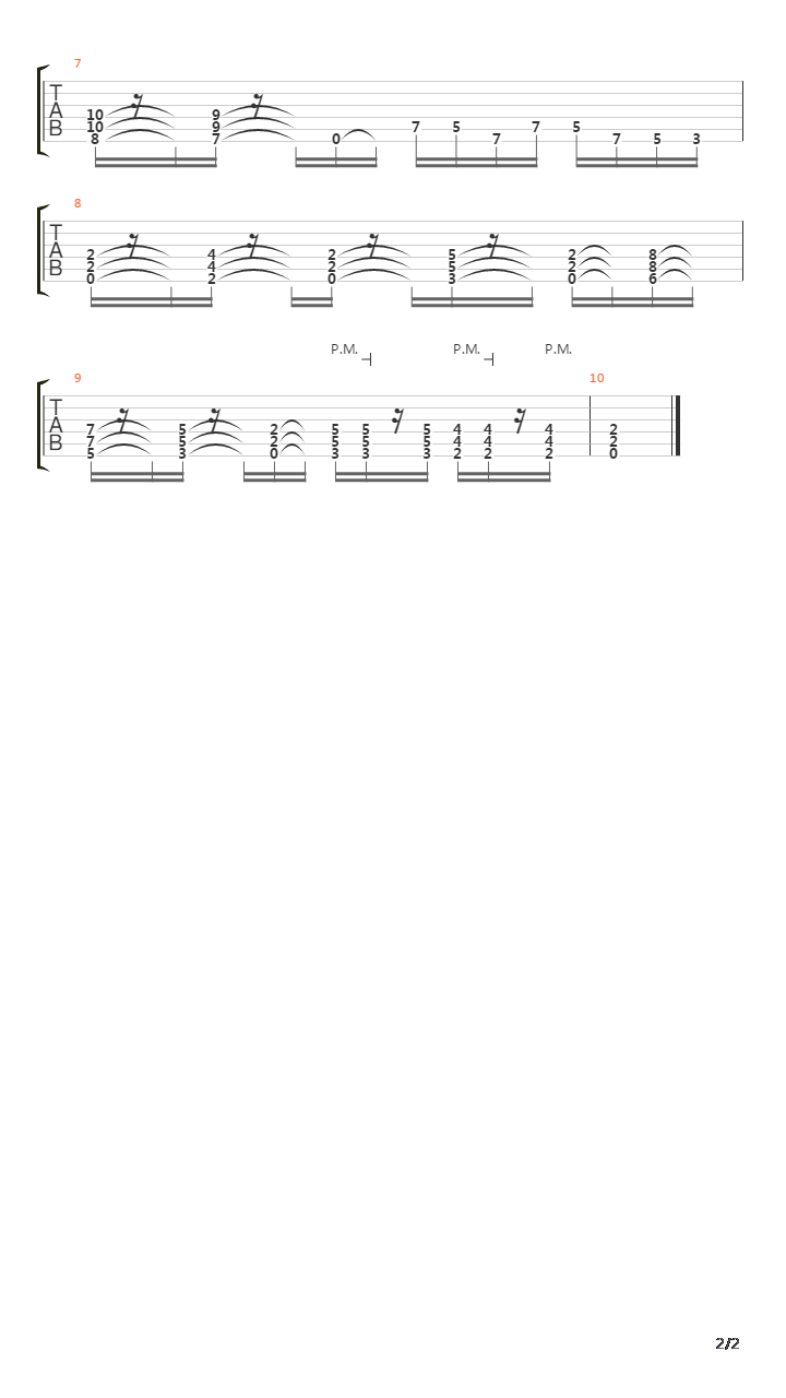 Meus Passos(Intro)吉他谱