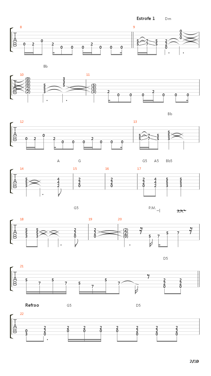 Onde Está吉他谱