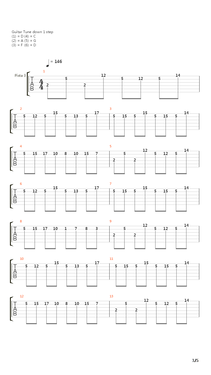 The Return吉他谱