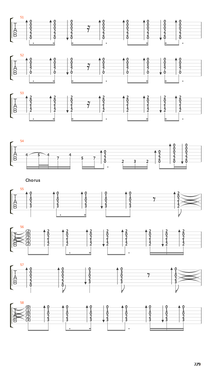 Ending Credits V6吉他谱