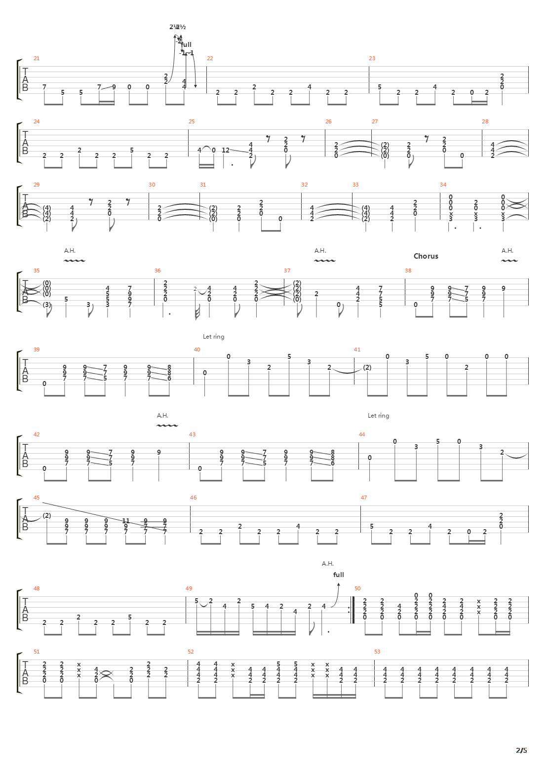 Lightning Strikes吉他谱