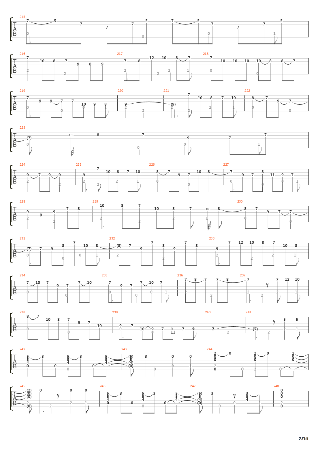 Entre Dos Aguas(Part For 2 Guitars)吉他谱