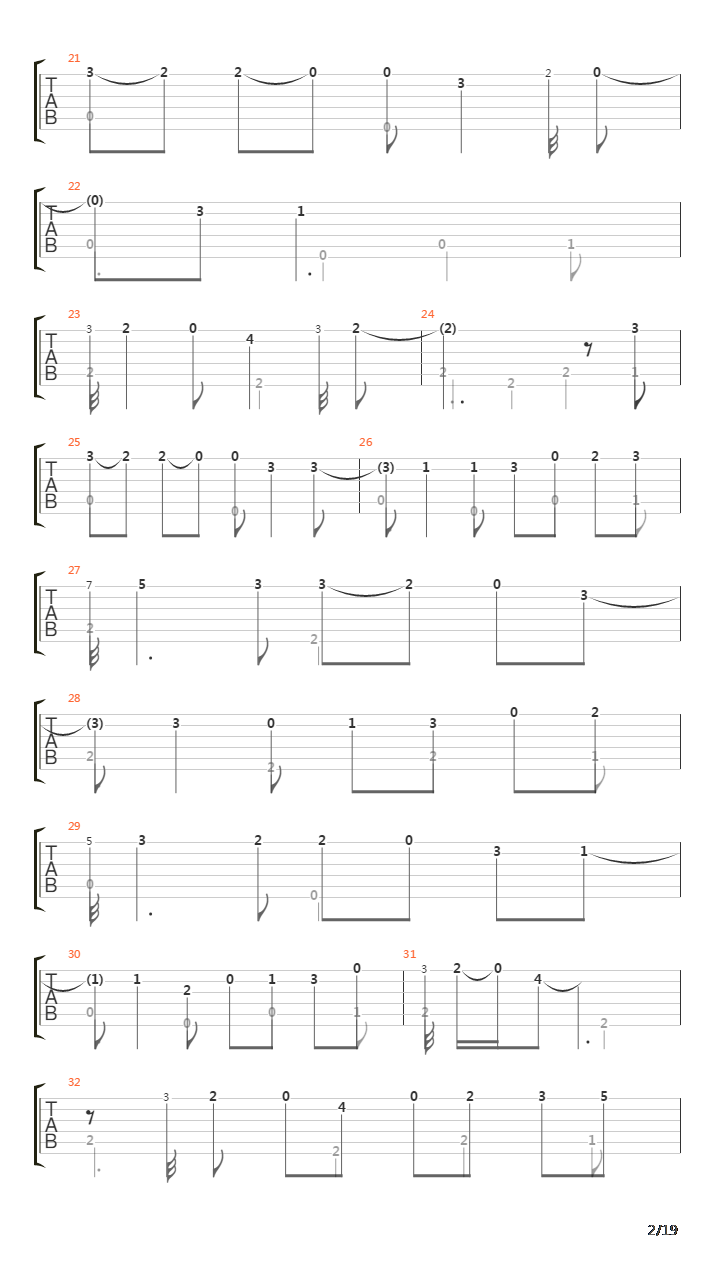 Entre Dos Aguas(Part For 2 Guitars)吉他谱