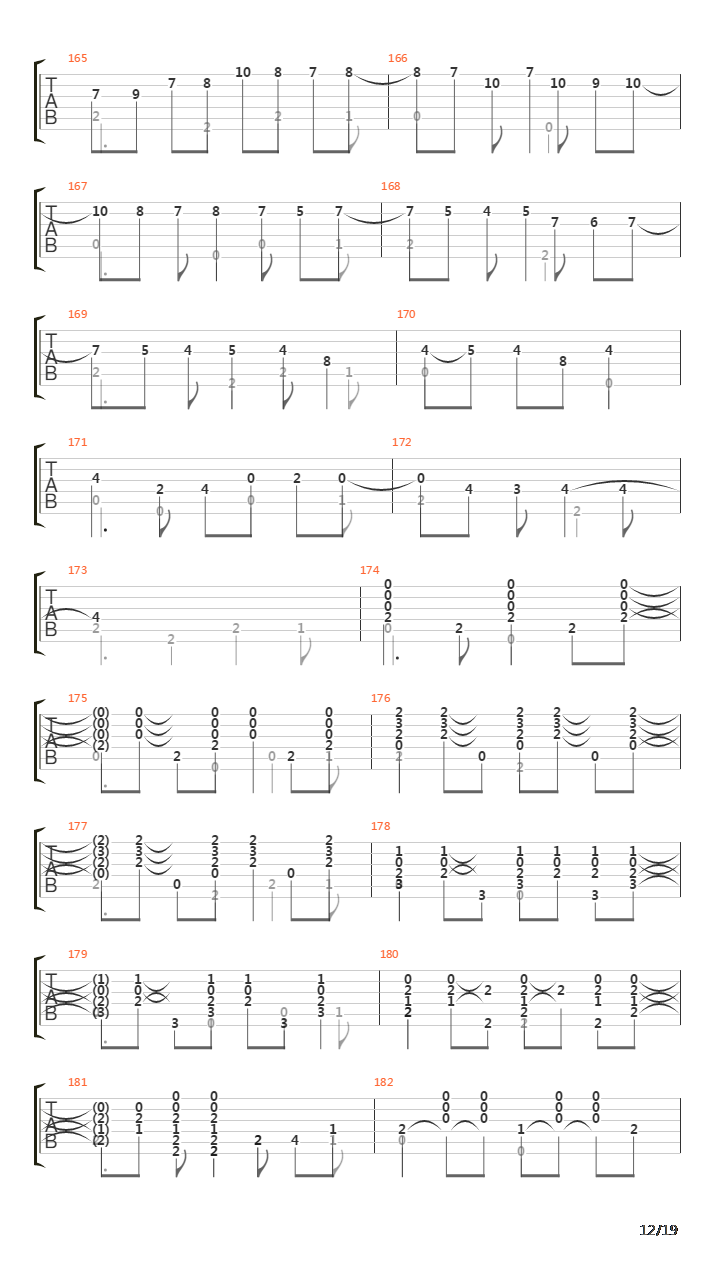 Entre Dos Aguas(Part For 2 Guitars)吉他谱