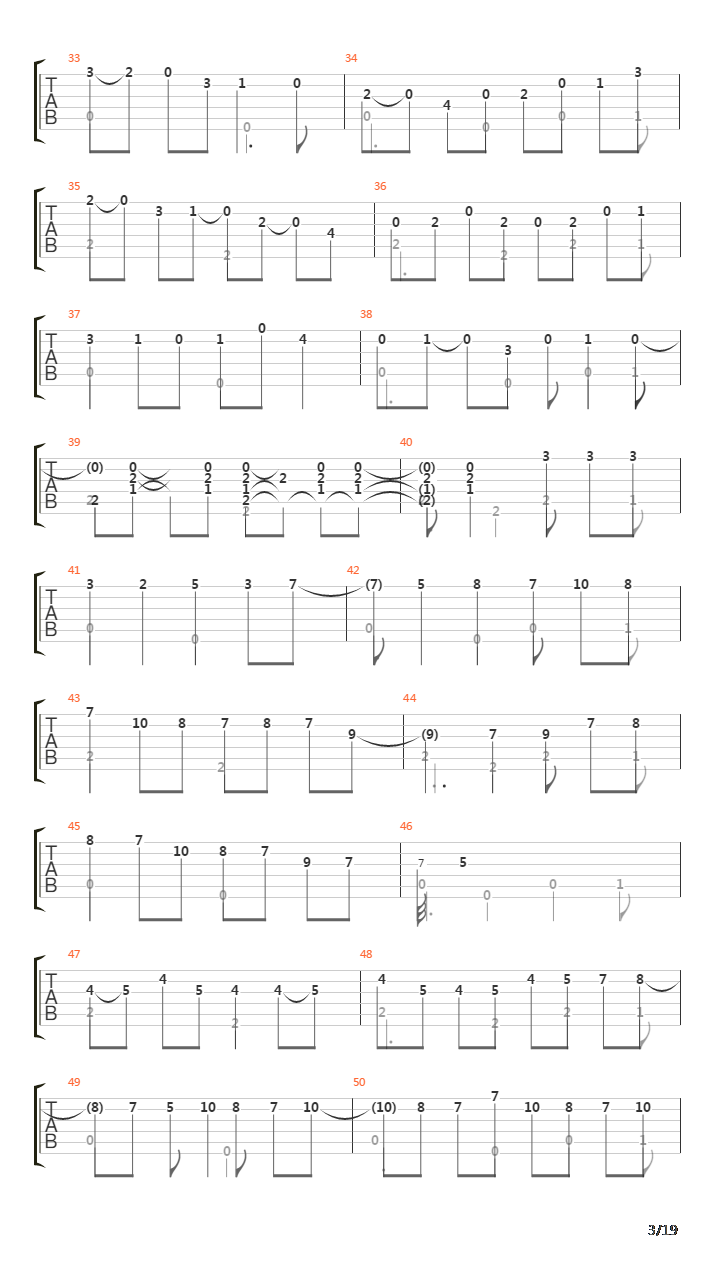 Entre Dos Aguas(Part For 2 Guitars)吉他谱