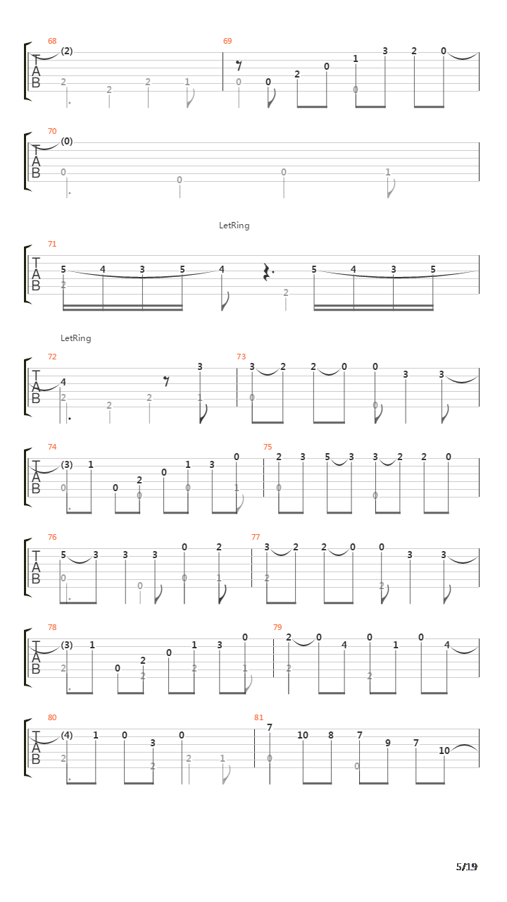 Entre Dos Aguas(Part For 2 Guitars)吉他谱