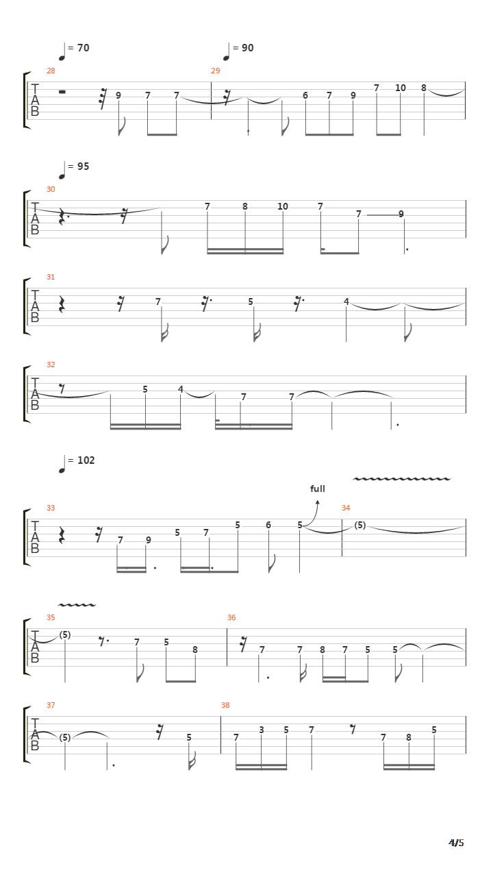 Falling吉他谱