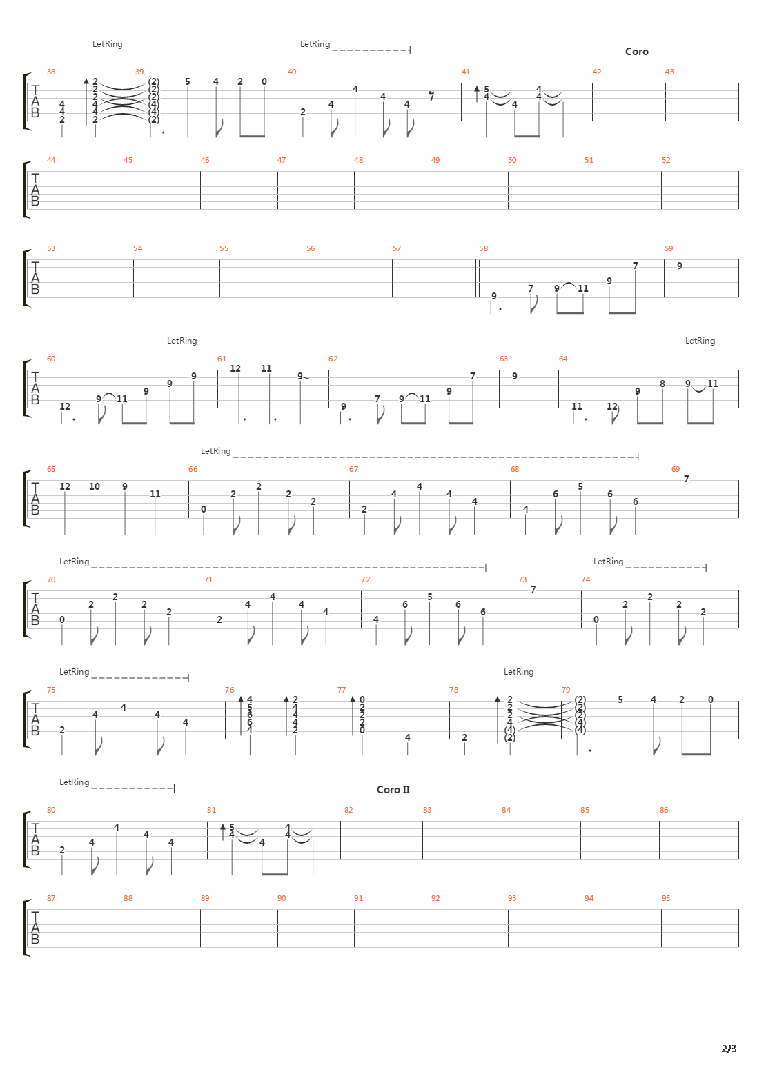 Introducción A La Cartografía吉他谱