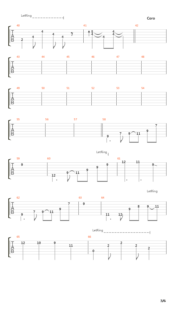 Introducción A La Cartografía吉他谱