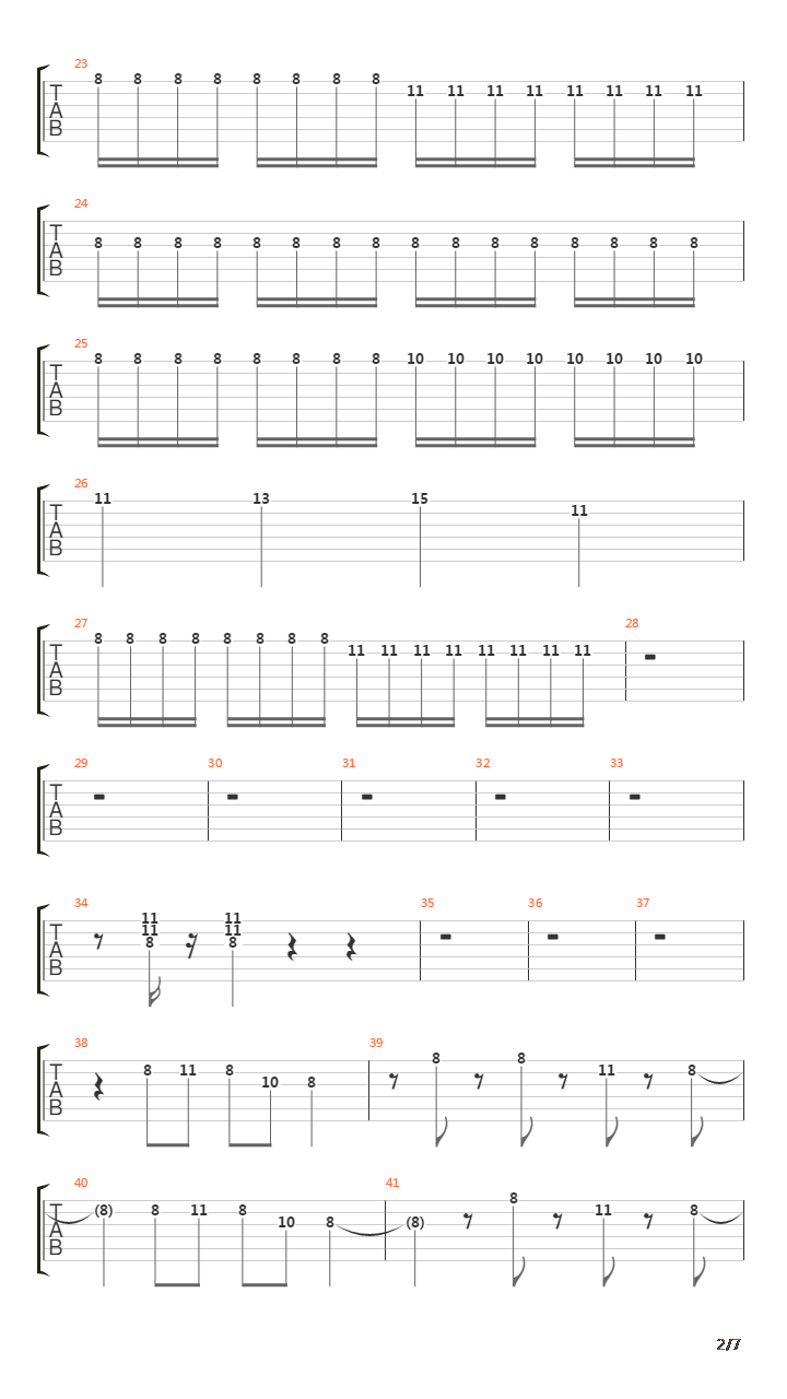 Proof吉他谱