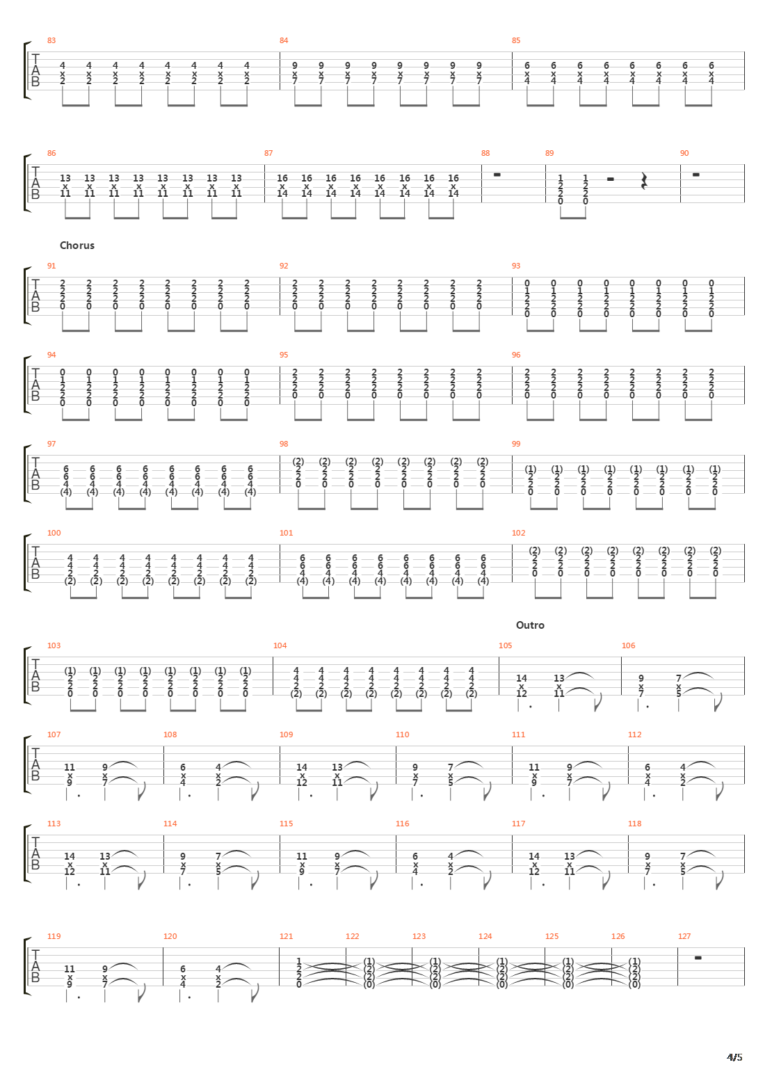 Where The Lines Overlap (Alt Backups)吉他谱