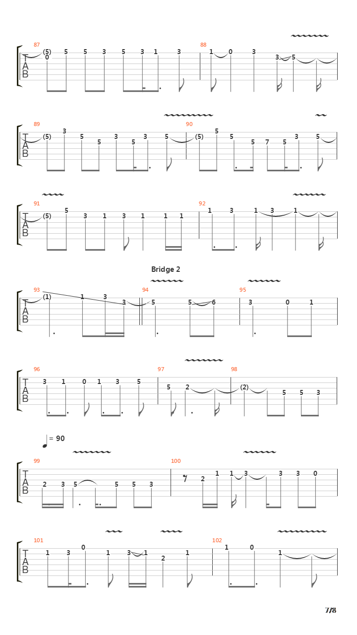 Magasin吉他谱