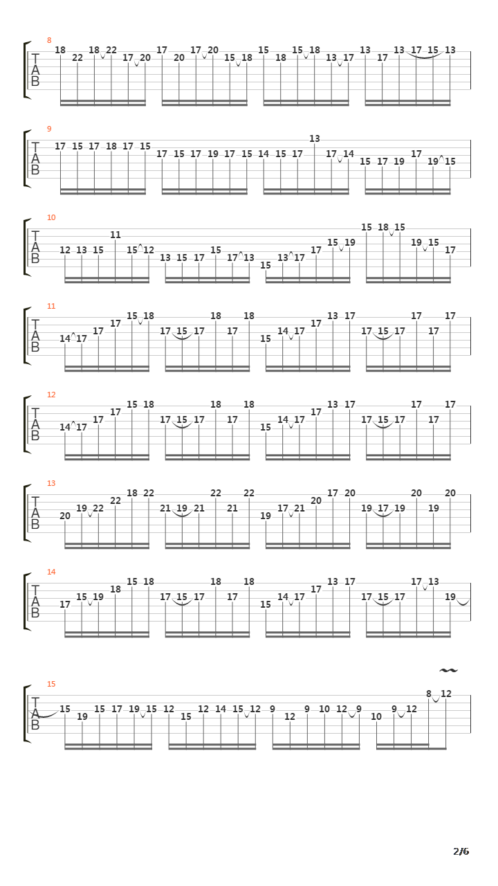 Bach Partita No. 2吉他谱