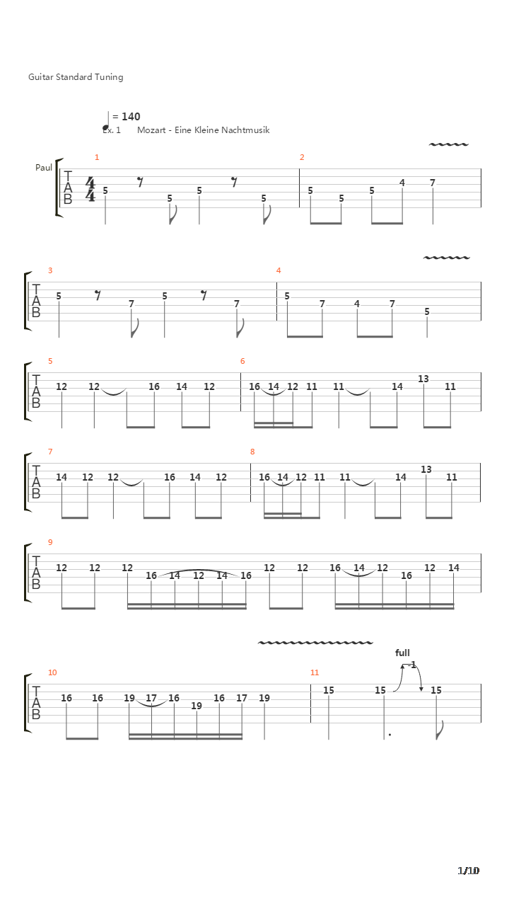 Guitar From Mars - Classical Incomplete吉他谱