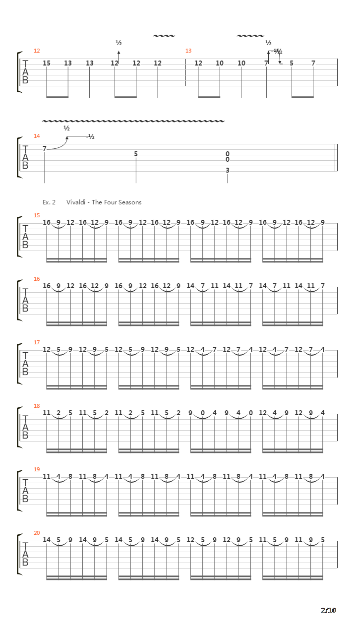 Guitar From Mars - Classical Incomplete吉他谱