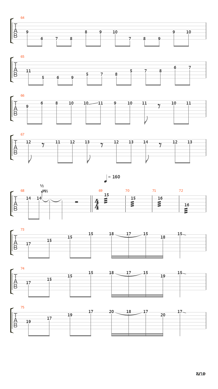 Guitar From Mars - Classical Incomplete吉他谱