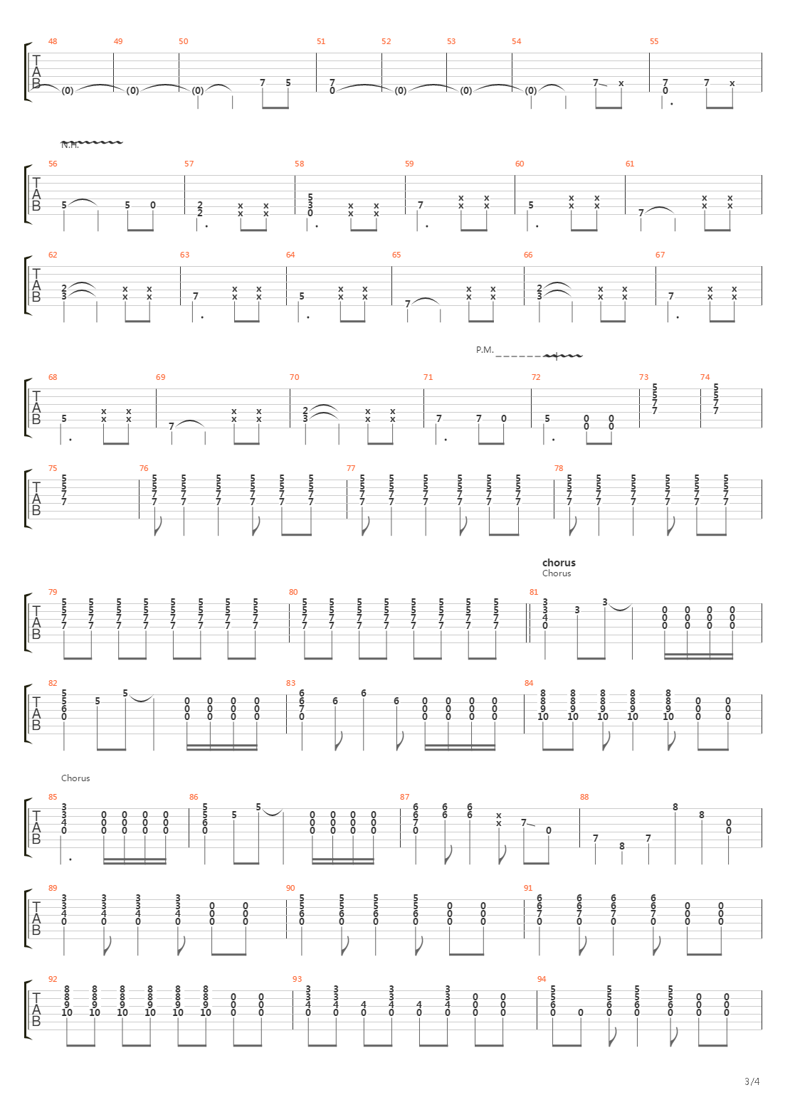 Porch吉他谱